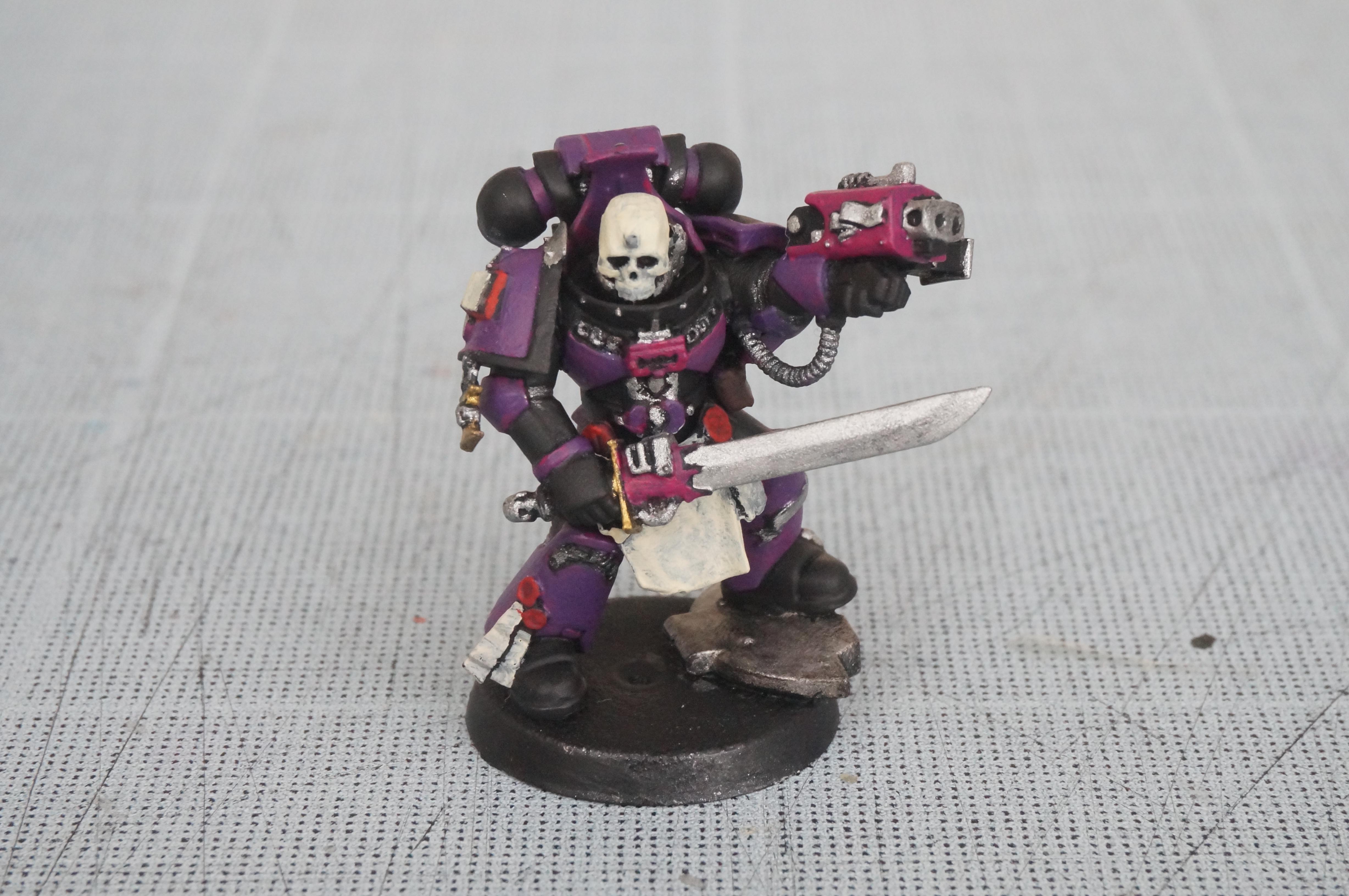 Chaplain Death Ravens Raven Guard Scouts Sergeants Space Marines 